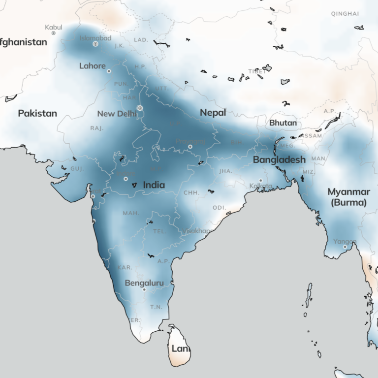 Correntics Platform Precipitation