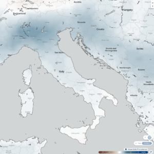 Correntics Platform Italy heavy precipitation and Floods 2023 | example of physical climate risk | Correntics